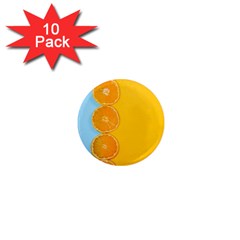 Orange, Slices, Fruit, Citrus 1  Mini Magnet (10 pack) 