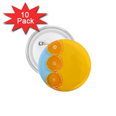 Orange, Slices, Fruit, Citrus 1.75  Buttons (10 pack)