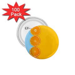 Orange, Slices, Fruit, Citrus 1.75  Buttons (100 pack) 