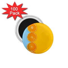 Orange, Slices, Fruit, Citrus 1.75  Magnets (100 pack) 