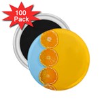 Orange, Slices, Fruit, Citrus 2.25  Magnets (100 pack)  Front