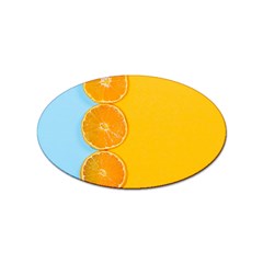 Orange, Slices, Fruit, Citrus Sticker Oval (100 pack)