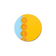 Orange, Slices, Fruit, Citrus Golf Ball Marker