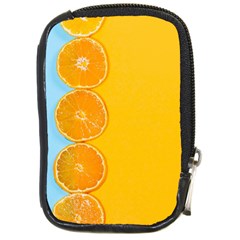 Orange, Slices, Fruit, Citrus Compact Camera Leather Case