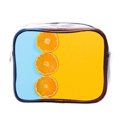 Orange, Slices, Fruit, Citrus Mini Toiletries Bag (one Side)