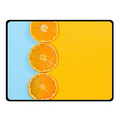 Orange, Slices, Fruit, Citrus Fleece Blanket (Small)