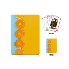 Orange, Slices, Fruit, Citrus Playing Cards Single Design (Mini)