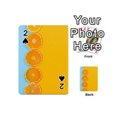 Orange, Slices, Fruit, Citrus Playing Cards 54 Designs (Mini)