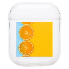 Orange, Slices, Fruit, Citrus Soft Tpu Airpods 1/2 Case by kyorashop23