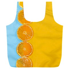 Orange, Slices, Fruit, Citrus Full Print Recycle Bag (XXXL)