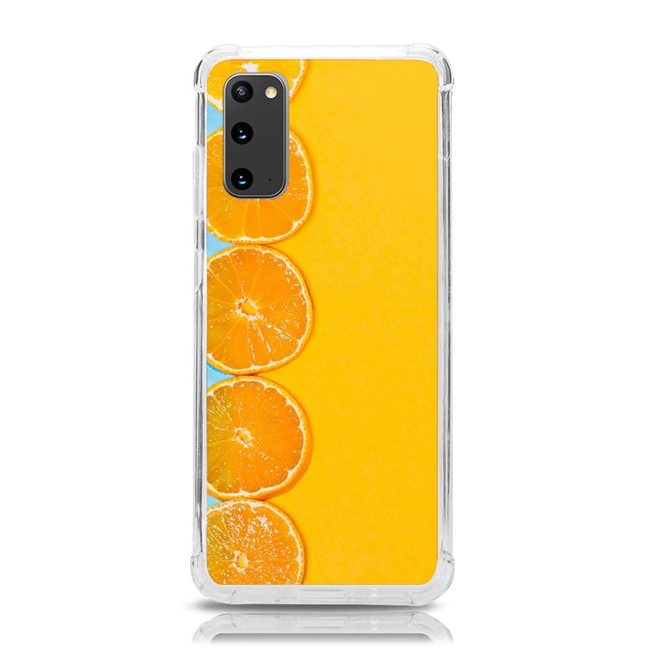 Orange, Slices, Fruit, Citrus Samsung Galaxy S20 6.2 Inch TPU UV Case