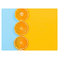 Orange, Slices, Fruit, Citrus Two Sides Premium Plush Fleece Blanket (baby Size)