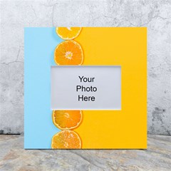 Orange, Slices, Fruit, Citrus White Box Photo Frame 4  X 6  by kyorashop23