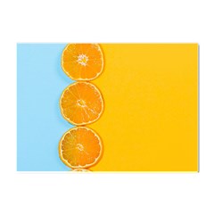 Orange, Slices, Fruit, Citrus Crystal Sticker (A4)