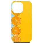 Orange, Slices, Fruit, Citrus iPhone 14 Pro Max Black UV Print PC Hardshell Case Front