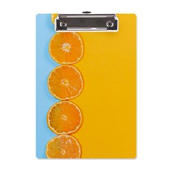 Orange, Slices, Fruit, Citrus A5 Acrylic Clipboard by kyorashop23