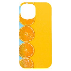 Orange, Slices, Fruit, Citrus iPhone 15 Plus Black UV Print PC Hardshell Case