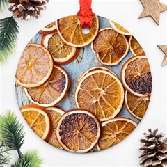 Orange, Slices, Fruits, Citrus Ornament (round)