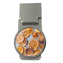 Orange, Slices, Fruits, Citrus Money Clips (round) 