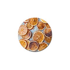 Orange, Slices, Fruits, Citrus Golf Ball Marker (4 Pack) by kyorashop23