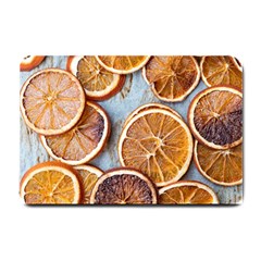 Orange, Slices, Fruits, Citrus Small Doormat