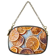 Orange, Slices, Fruits, Citrus Chain Purse (two Sides)