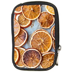 Orange, Slices, Fruits, Citrus Compact Camera Leather Case