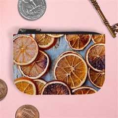 Orange, Slices, Fruits, Citrus Mini Coin Purse by kyorashop23