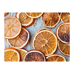 Orange, Slices, Fruits, Citrus Two Sides Premium Plush Fleece Blanket (mini)