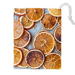 Orange, Slices, Fruits, Citrus Drawstring Pouch (5xl)