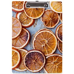 Orange, Slices, Fruits, Citrus A4 Acrylic Clipboard by kyorashop23