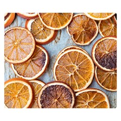 Orange, Slices, Fruits, Citrus Premium Plush Fleece Blanket (small)