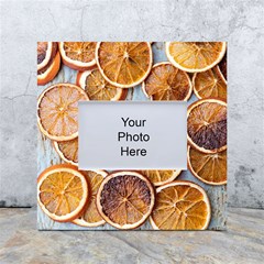 Orange, Slices, Fruits, Citrus White Box Photo Frame 4  X 6  by kyorashop23