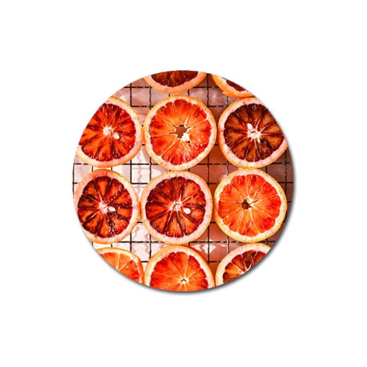 orange, Fruit, Citrus Magnet 3  (Round)