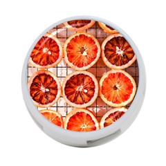 Orange, Fruit, Citrus 4-port Usb Hub (two Sides)