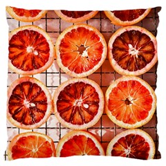 Orange, Fruit, Citrus Standard Premium Plush Fleece Cushion Case (one Side) by kyorashop23