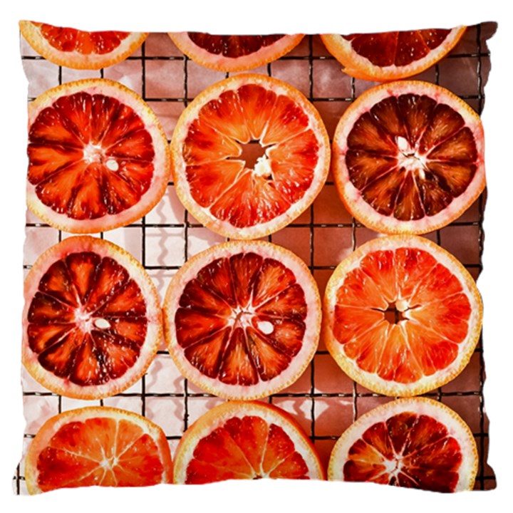 orange, Fruit, Citrus Standard Premium Plush Fleece Cushion Case (One Side)