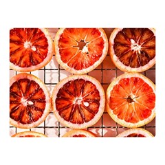 Orange, Fruit, Citrus Two Sides Premium Plush Fleece Blanket (mini)