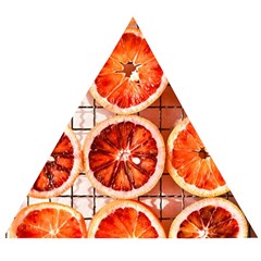 Orange, Fruit, Citrus Wooden Puzzle Triangle