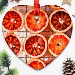 Peorange, Fruit, Citrus Ornament (heart)