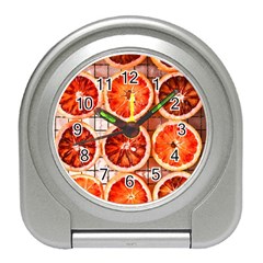 Peorange, Fruit, Citrus Travel Alarm Clock by kyorashop23