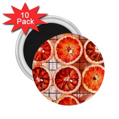 Peorange, Fruit, Citrus 2 25  Magnets (10 Pack) 