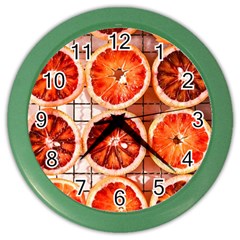 Peorange, Fruit, Citrus Color Wall Clock