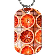 Peorange, Fruit, Citrus Dog Tag (one Side)