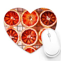 Peorange, Fruit, Citrus Heart Mousepad