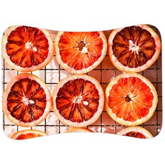 Peorange, Fruit, Citrus Velour Seat Head Rest Cushion by kyorashop23