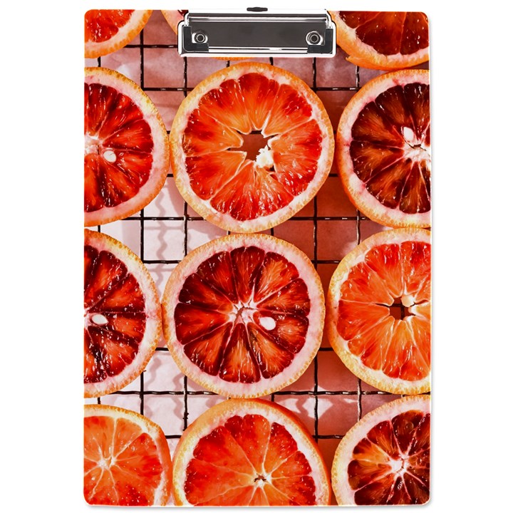 Peorange, Fruit, Citrus A4 Acrylic Clipboard