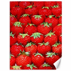 Strawberry Texture, Macro, Ripe Strawberry Canvas 36  X 48 