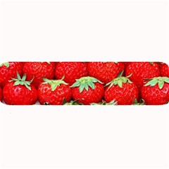 Strawberry Texture, Macro, Ripe Strawberry Large Bar Mat by kyorashop23