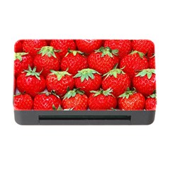 Strawberry Texture, Macro, Ripe Strawberry Memory Card Reader With Cf